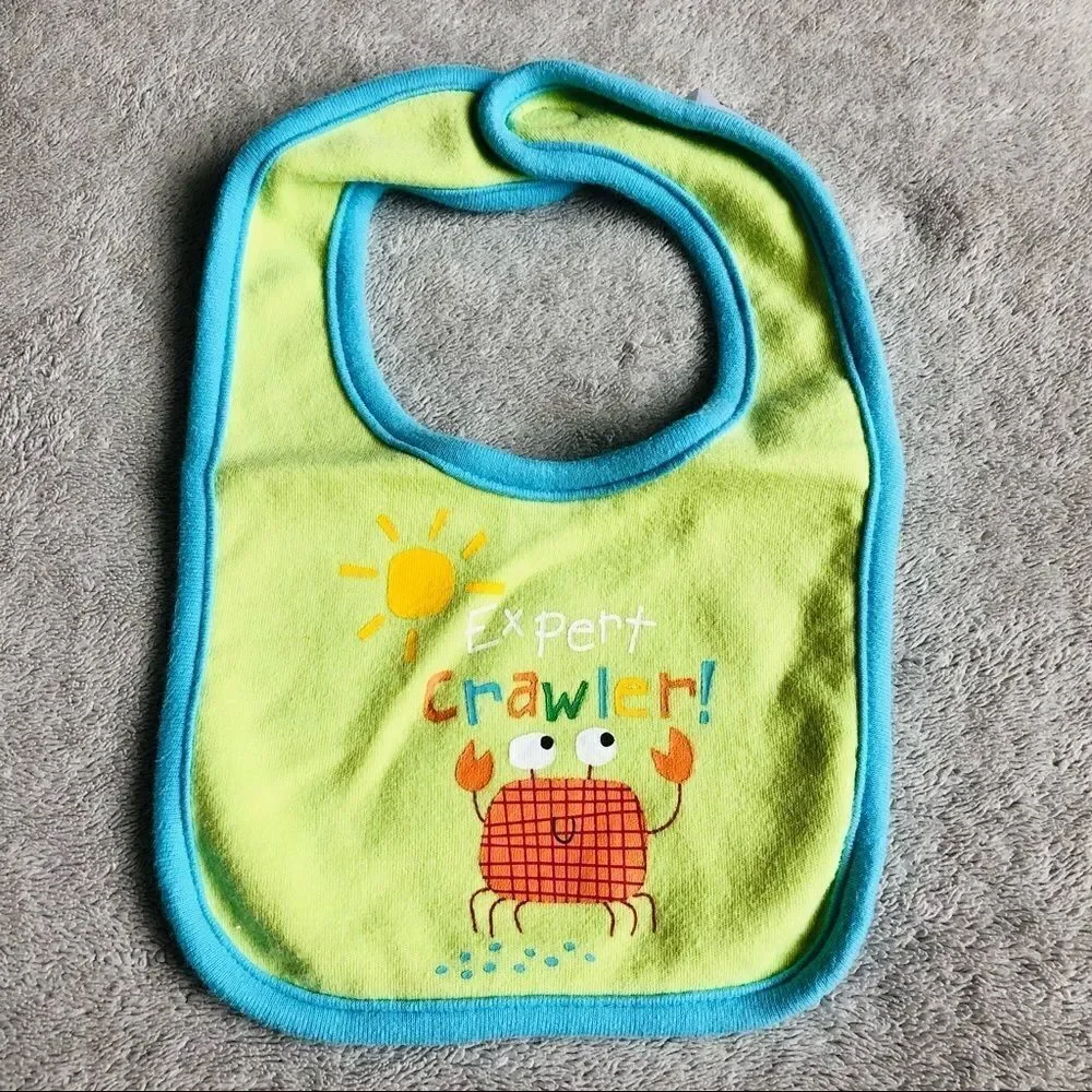 Jumping Beans Expert Crawler Baby Bib